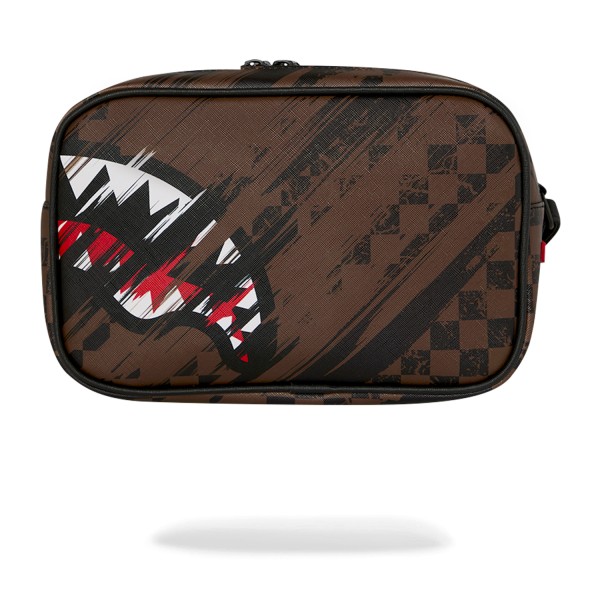 Sprayground - Borsa marrone Smeared grunge fantasia astratta per uomo |
