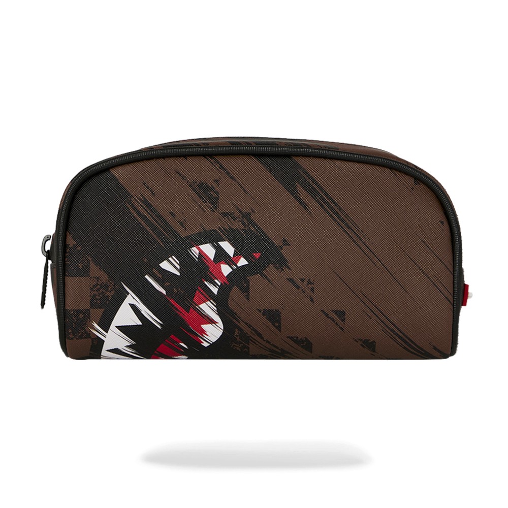 Sprayground - Astuccio marrone Smeared grunge fantasia atratta per uomo |