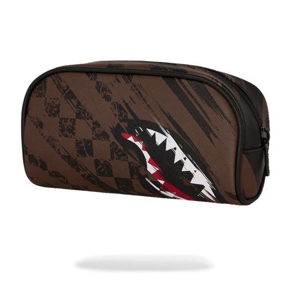 Sprayground - Astuccio marrone Smeared grunge fantasia atratta per uomo |