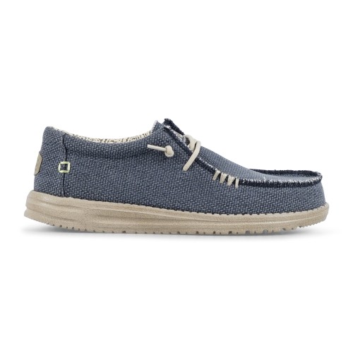 Hey Dude - Slip on blu Wally Braided con suola ultraleggera per uomo | hd