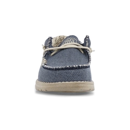 Hey Dude - Slip on blu Wally Braided con suola ultraleggera per uomo | hd 2