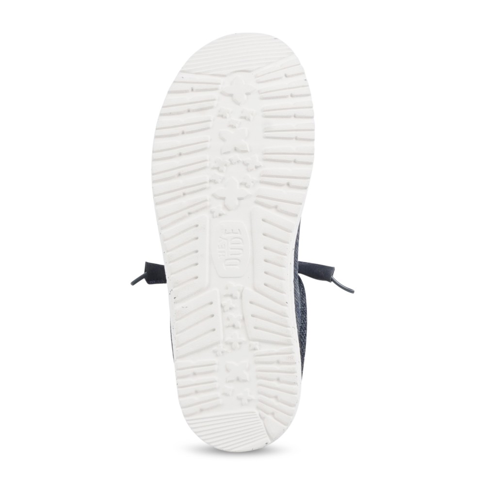Hey Dude - Slip on blu Wally Stretch Sox elasticizzata ultra leggera per uomo |