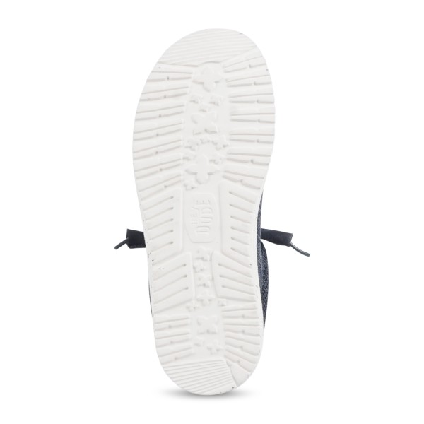 Hey Dude - Slip on blu Wally Stretch Sox elasticizzata ultra leggera per uomo |