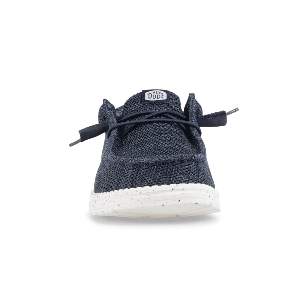 Hey Dude - Slip on blu Wally Stretch Sox elasticizzata ultra leggera per uomo |