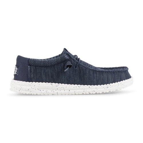 Hey Dude - Slip on blu Wally Stretch Sox elasticizzata ultra leggera per uomo |