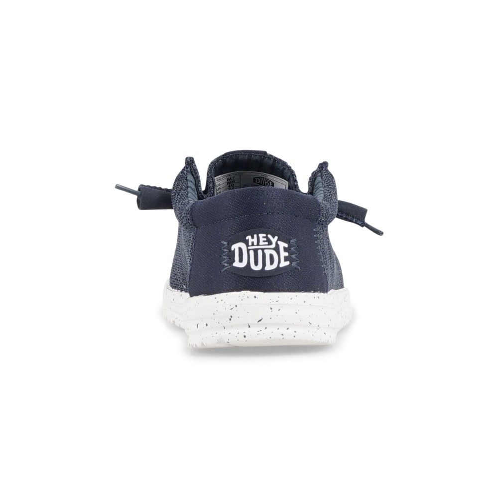 Hey Dude - Slip on blu Wally Stretch Sox elasticizzata ultra leggera per uomo |
