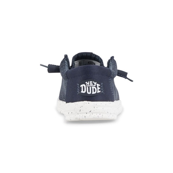 Hey Dude - Slip on blu Wally Stretch Sox elasticizzata ultra leggera per uomo |