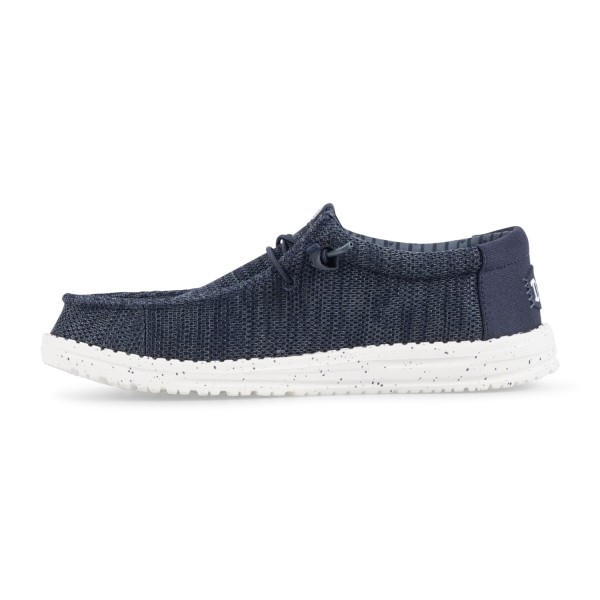 Hey Dude - Slip on blu Wally Stretch Sox elasticizzata ultra leggera per uomo |