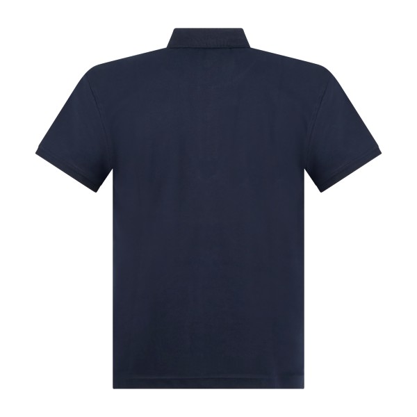 Harmont & Blaine - Polo blu manica corta con patch logo per uomo | lrq033020862