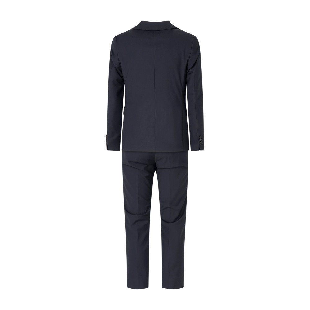 Daniele Alessandrini - Abito blu monopetto sartoria in vestibilità slim per