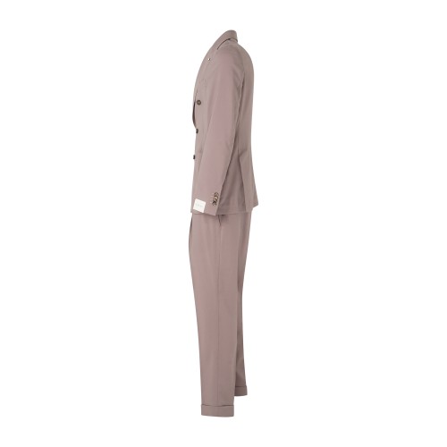 L.B.M. 1911 - Abito rosa Tom doppiopetto con pantalone doppia pince in 2