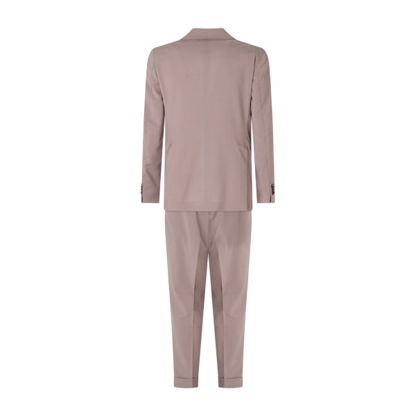 L.B.M. 1911 - Abito rosa Tom doppiopetto con pantalone doppia pince in