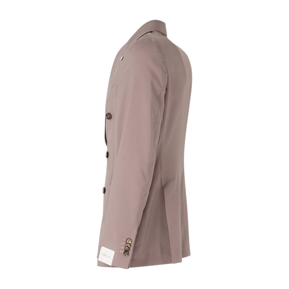 L.B.M. 1911 - Abito rosa Tom doppiopetto con pantalone doppia pince in