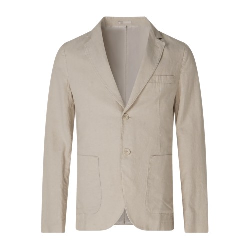 Hamaki-Ho - Giacca beige in lino con rever classico per uomo | gae1637h beige