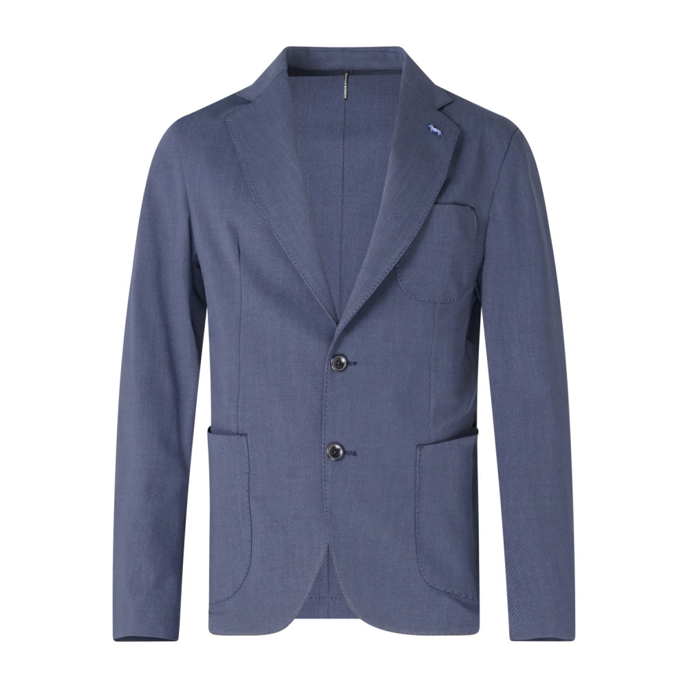 Harmont & Blaine - Giacca blu in tessuto tecnico per uomo | vrq094053582 801 blu