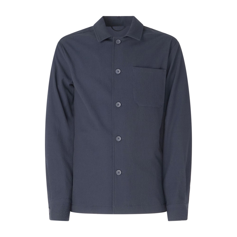 Hamaki-Ho - Giacca blu overshirt per uomo | gbe1647h blu