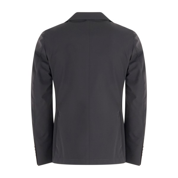 L.B.M. 1911 - Giacca nera Sam Active monopetto in jersey tecnico stretch per