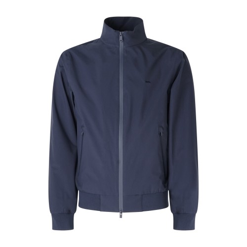 Harmont & Blaine - Giubbotto blu in tessuto tecnico per uomo | k0q1630402850