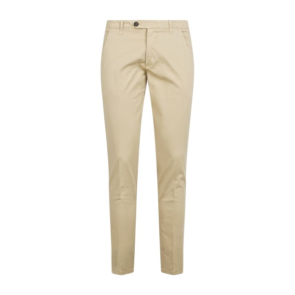 Roy Roger's - Pantalone beige New Rolf tasca a filo per uomo | rru013c9250112