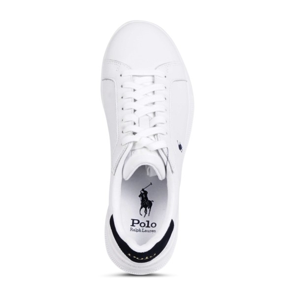 Polo Ralph Lauren - Sneakers bianca Heritage Court II in pelle per uomo |