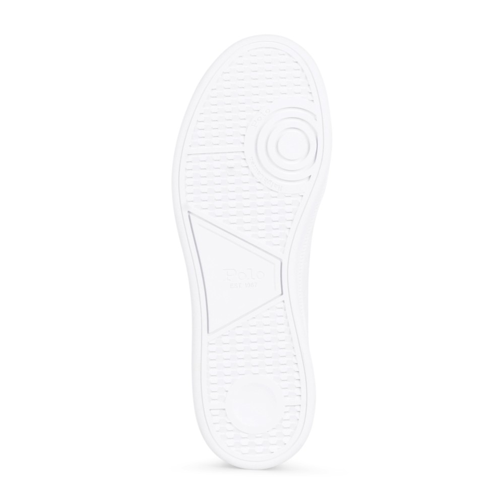 Polo Ralph Lauren - Sneakers bianca Heritage Court II in pelle per uomo |