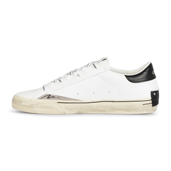 Crime London - Sneakers bianca in pelle Distressed 2.0 Naughty Duffy per uomo |