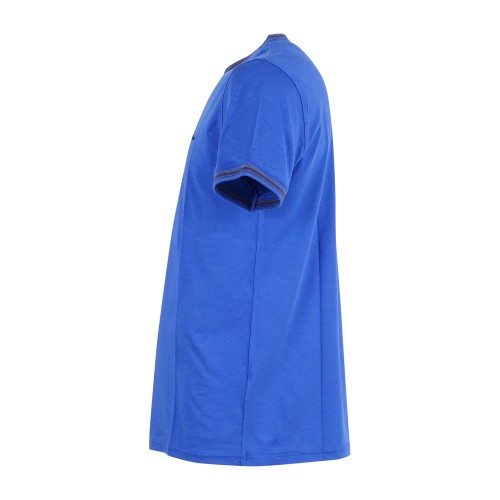 Harmont & Blaine - T-shirt azzurro manica corta con patch logo sul petto per 2