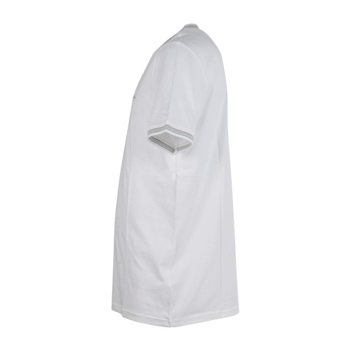 Harmont & Blaine - T-shirt bianca manica corta con patch logo sul petto per 2