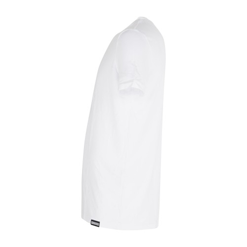 Dsquared2 - T-shirt bianca manica corta con patch logo sul retro relaxed fit 2