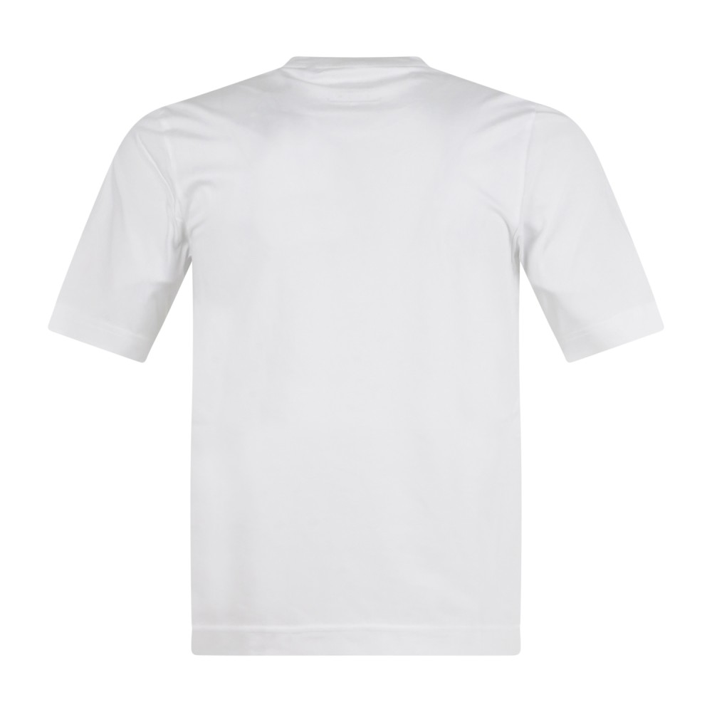 Hamaki-Ho - T-shirt bianca manica corta in cotone per uomo | tc307h bianco