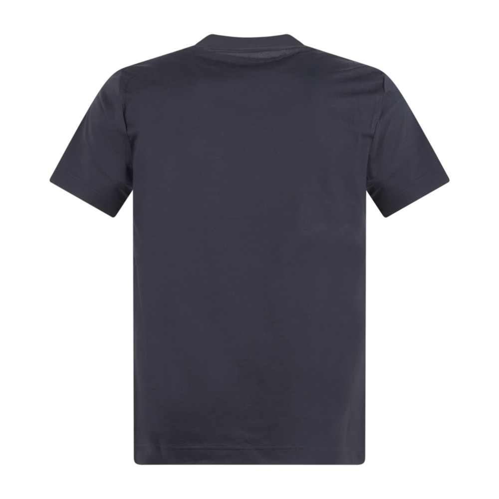 Hamaki-Ho - T-shirt blu manica corta in cotone per uomo | tc307h blu
