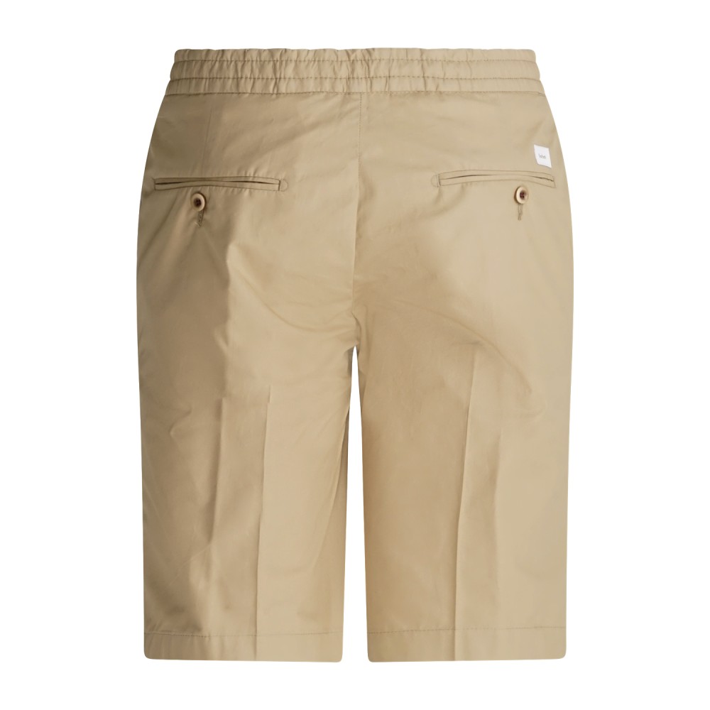 Barbati - Bermuda beige con elastico in vita e laccetti in cotone per uomo |