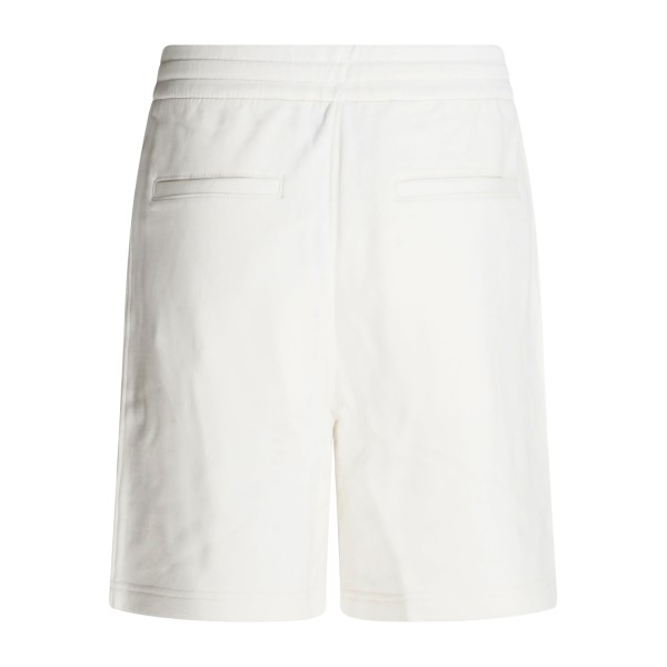 Armani Exchange - Bermuda bianca con vita elasticizzata e coulisse per uomo |