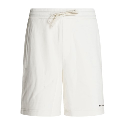 Armani Exchange - Bermuda bianca con vita elasticizzata e coulisse per uomo |