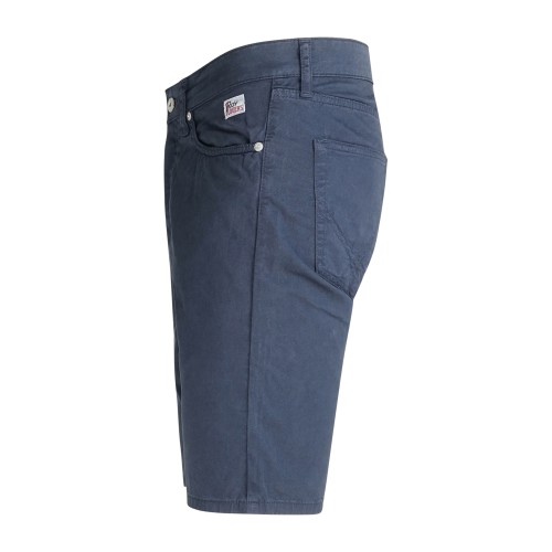 Roy Roger's - Bermuda blu 529 Gabardina cinque tasche slim fit per uomo | 2