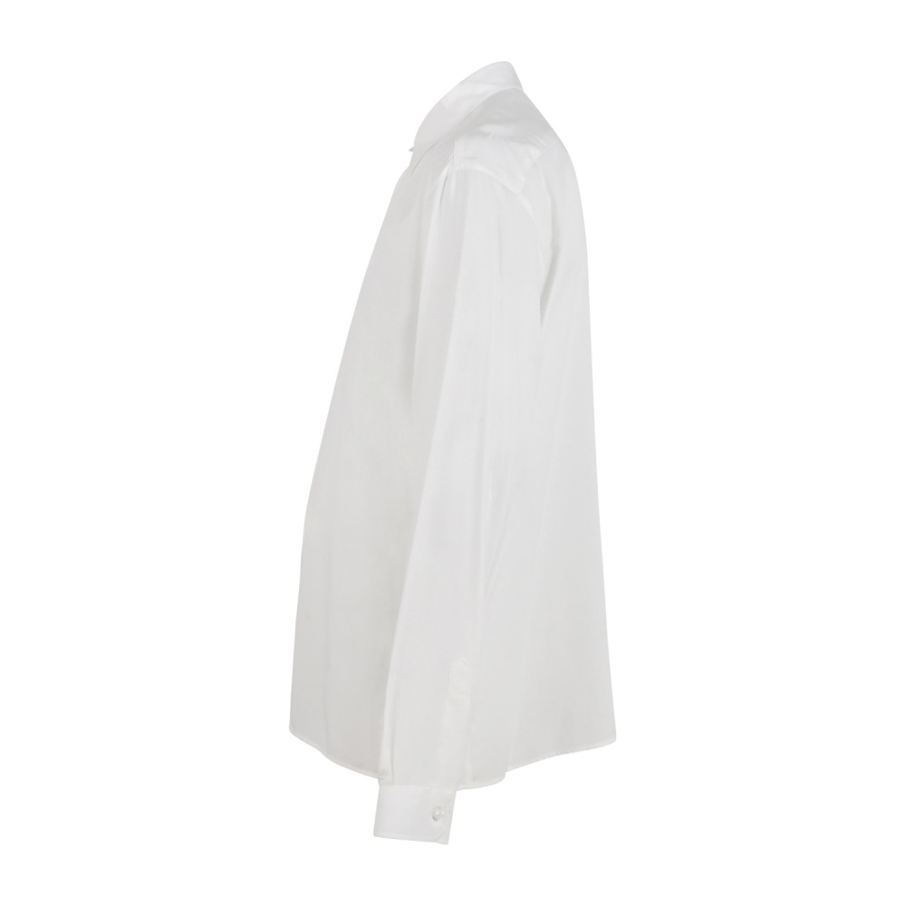 Marsem - Camicia bianca manica lunga in viscosa per uomo | co11s t120 011 burro