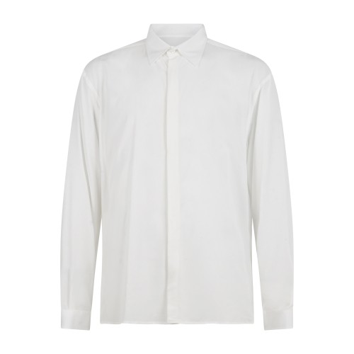 Marsem - Camicia bianca manica lunga in viscosa per uomo | co11s t120 011 burro
