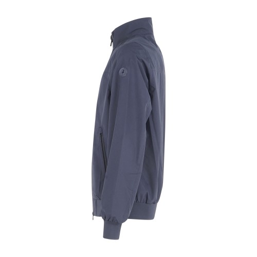 Save The Duck - Giubbotto blu Finlay in con patch logo gommato per uomo | 2