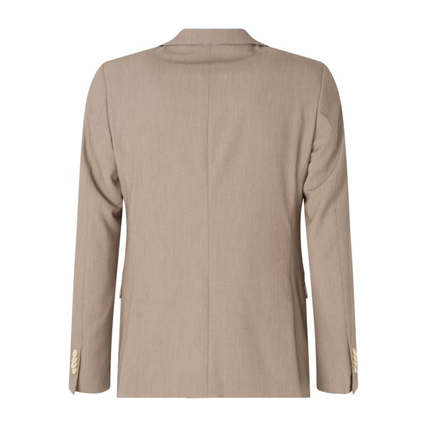 Havana & Co - Abito beige doppiopetto con rever a lancia per uomo | h5380 t6022