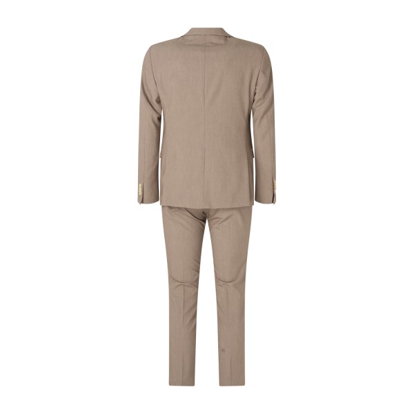 Havana & Co - Abito beige doppiopetto con rever a lancia per uomo | h5380 t6022