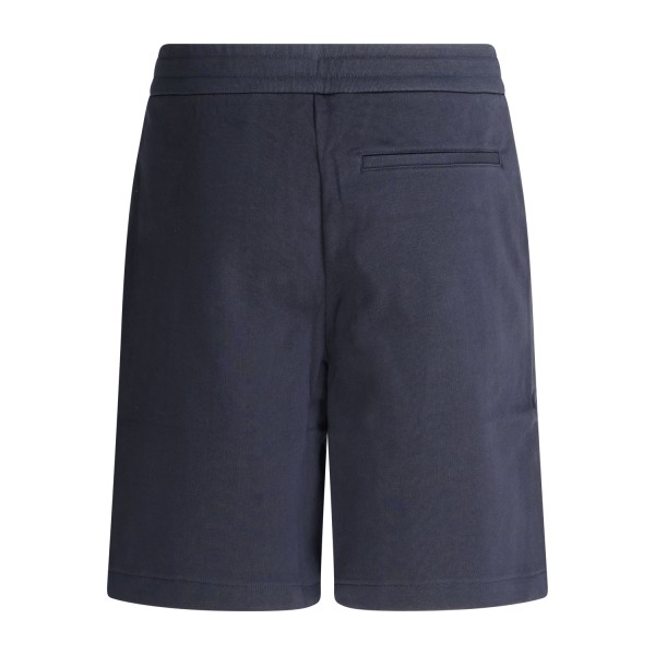Armani Exchange - Bermuda blu con vita elasticizzata e coulisse per uomo |
