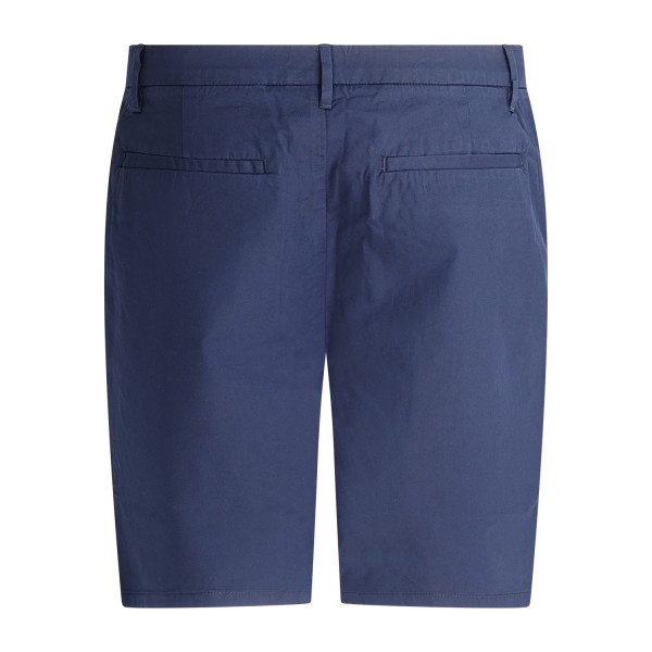 Sun68 - Bermuda blu in cotone con logo ricamato per uomo | b36121 07navy blue