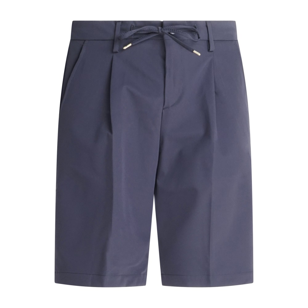 Briglia 1949 - Bermuda blu Olbiap con elastico in vita e laccetti in tessuto