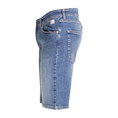 Roy Roger's - Bermuda denim medio 5 tasche slim fit per uomo | rru002d6882939 2