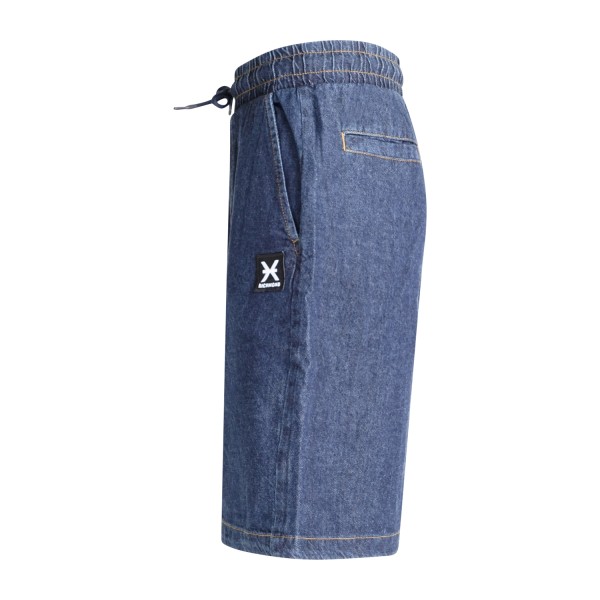 Richmond X - Bermuda denim Moropo con patch logo sul fronte per uomo |