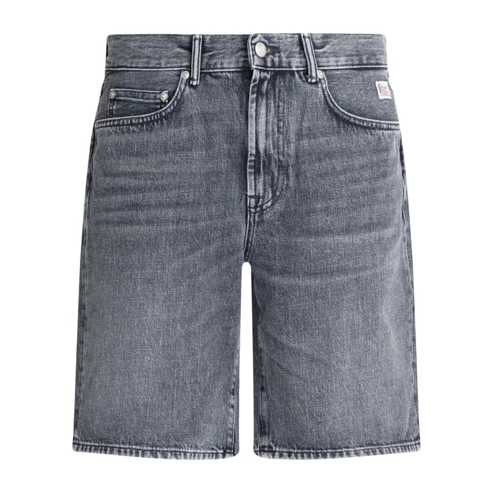 Roy Roger's - Bermuda nera 5 tasche relaxed fit per uomo | rsc010n1263182 c0998