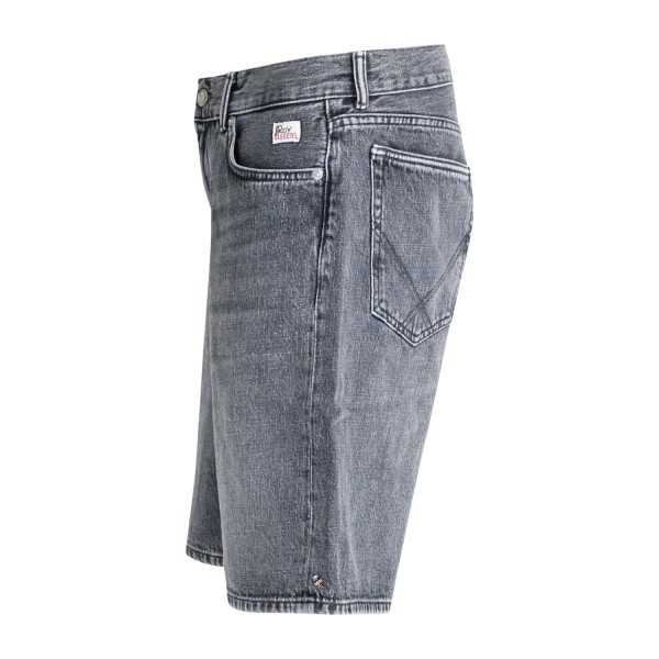 Roy Roger's - Bermuda nera 5 tasche relaxed fit per uomo | rsc010n1263182 c0998