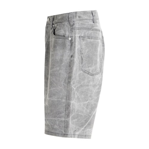 Obey - Bermuda nera Bigwig 5 tasche baggy fit per uomo | 172100107 bwa 2