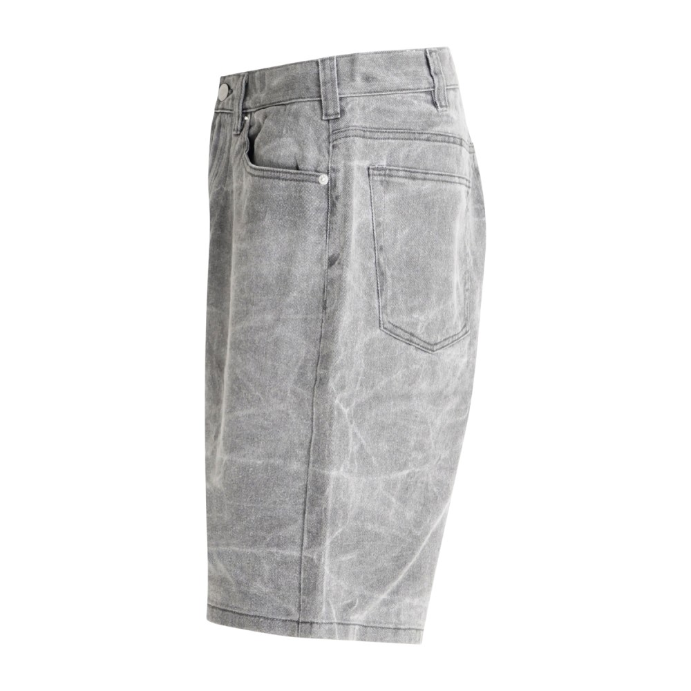 Obey - Bermuda nera Bigwig 5 tasche baggy fit per uomo | 172100107 bwa
