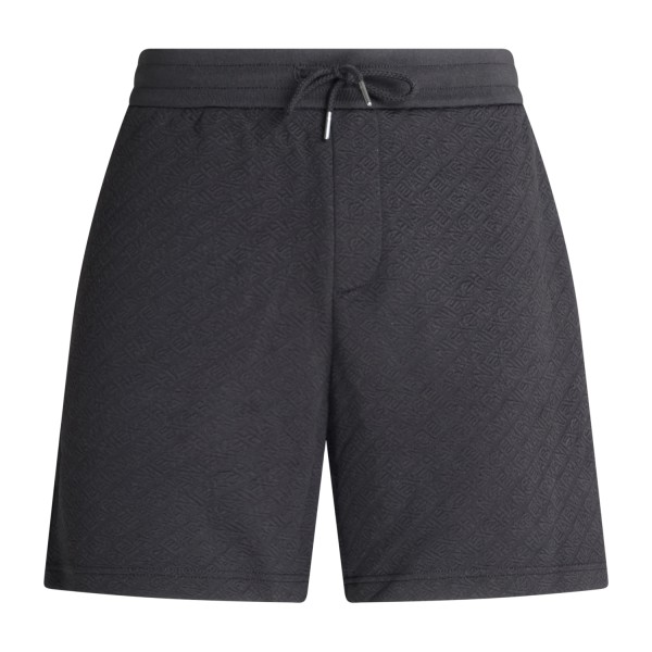 Armani Exchange - Bermuda nera con vita elasticizzata e coulisse in tessuto